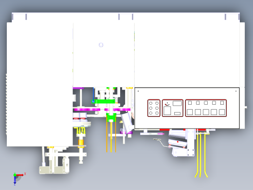 自动挑拣设备模型图俯视缩略图