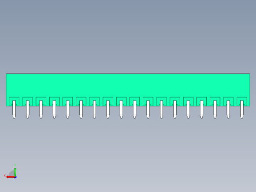 DEGSON 15EDG 系列 3.81mm 插拔式接线端子-15EDGVC-3.81-18P-14-00AH后视缩略图