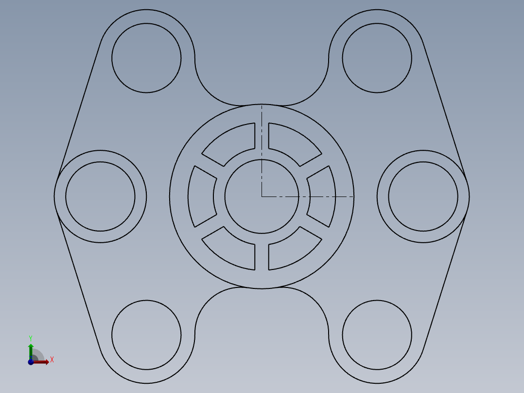 SW建模练习题-exercise 1前视图