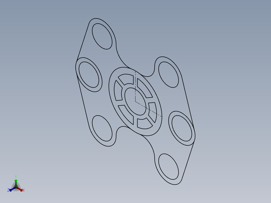 SW建模练习题-exercise 1正等轴测图