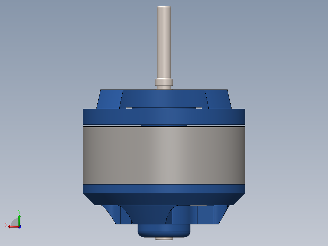 电机 -d2825-5000后视图