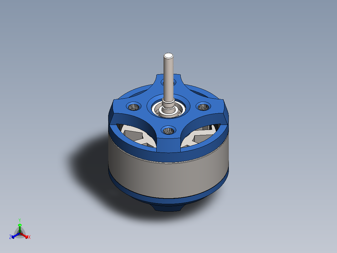 电机 -d2825-5000正等轴测图