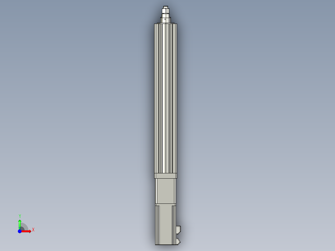 12VZ电动缸-VZ6-S300-BC前视图