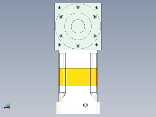 换向器PW140单轴 PGH115-L2 35-114.3-200-M12.stp右视缩略图