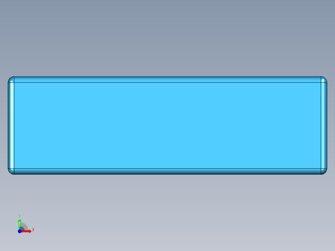 无源元件封装-CAP_BOX_13x4x9_BL前视图