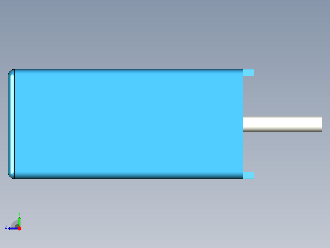 无源元件封装-CAP_BOX_13x4x9_BL右视图
