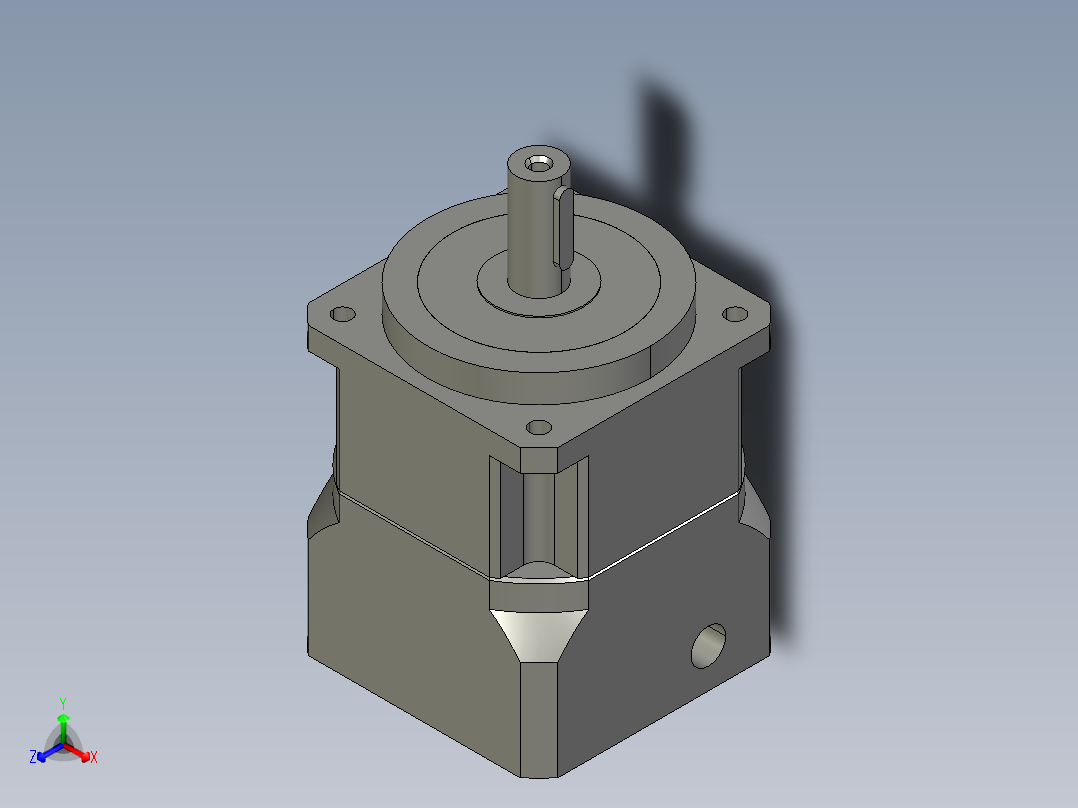 斜齿PGH090-L1 19-70-90-M5 CZ16.STEP主视图