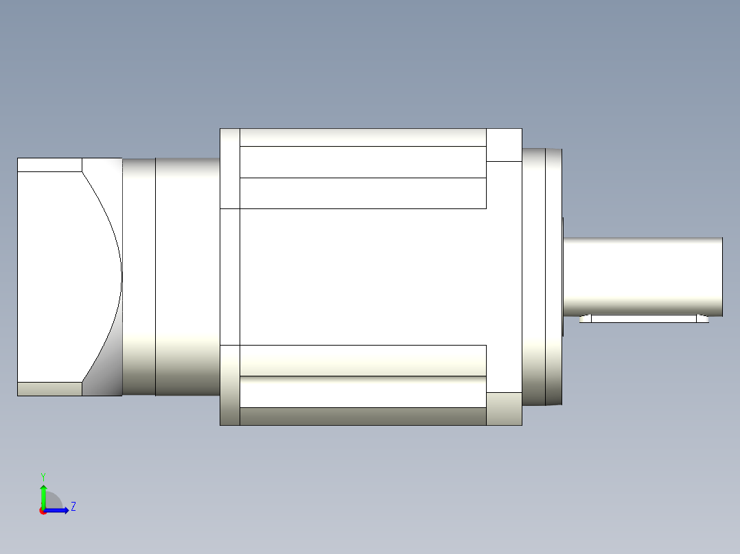 直齿PLX142-L3 22-110-145-M8.stp左视图