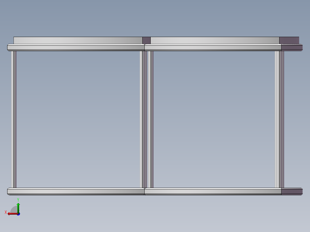 拼装茶几后视图