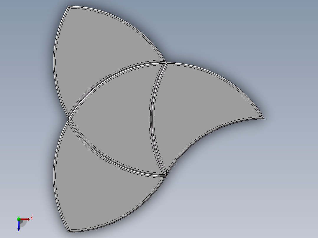 拼装茶几俯视图