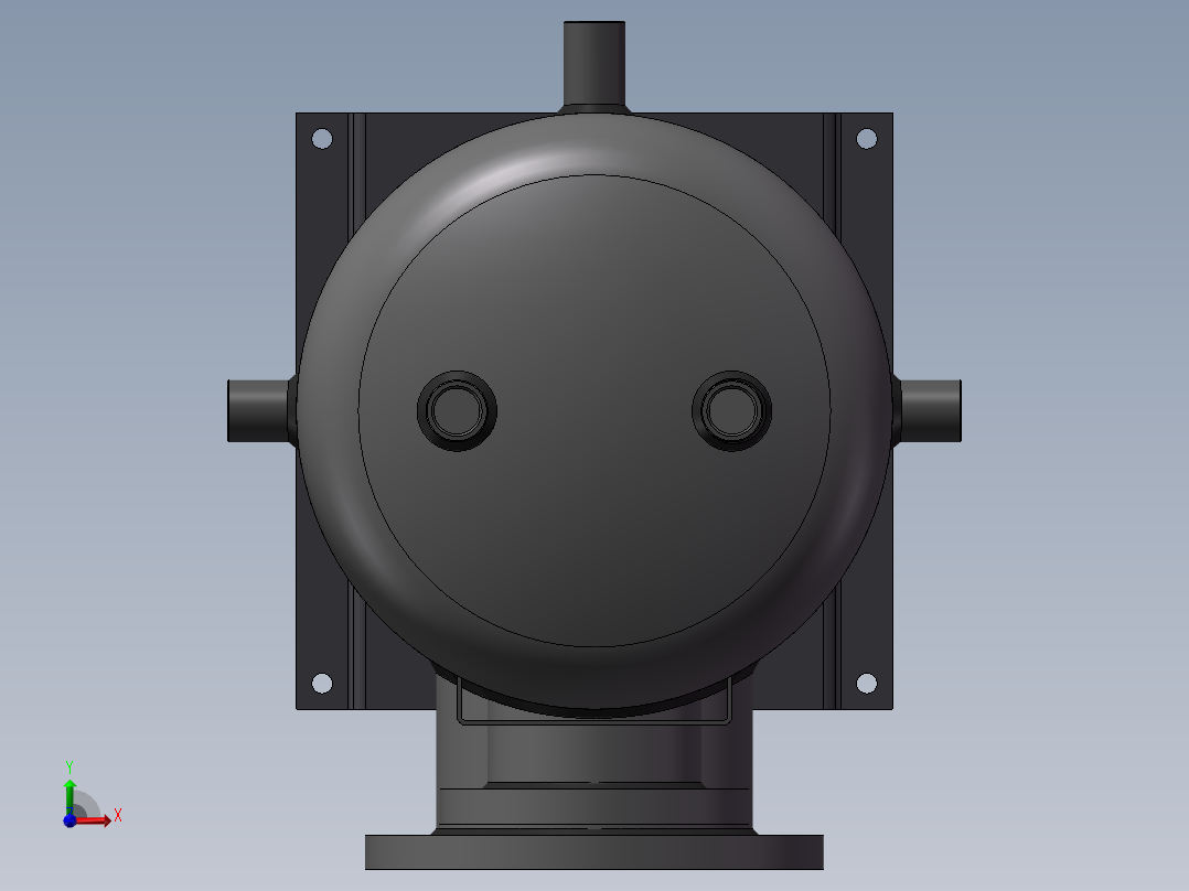 压力容器前视图