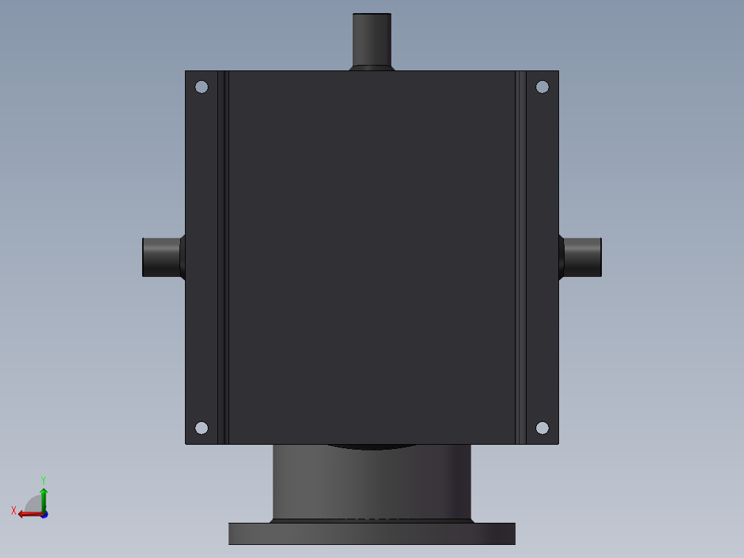 压力容器后视图