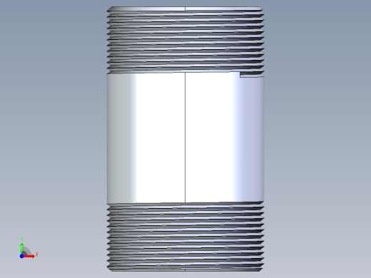 CPVC管件33-Sch80_Nipple_MPTxMPT_9861-254_2in x 4in前视缩略图