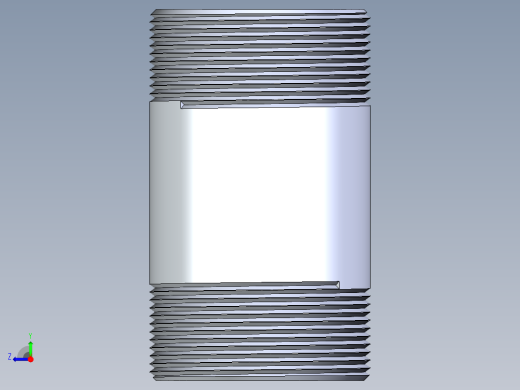 CPVC管件33-Sch80_Nipple_MPTxMPT_9861-254_2in x 4in右视缩略图