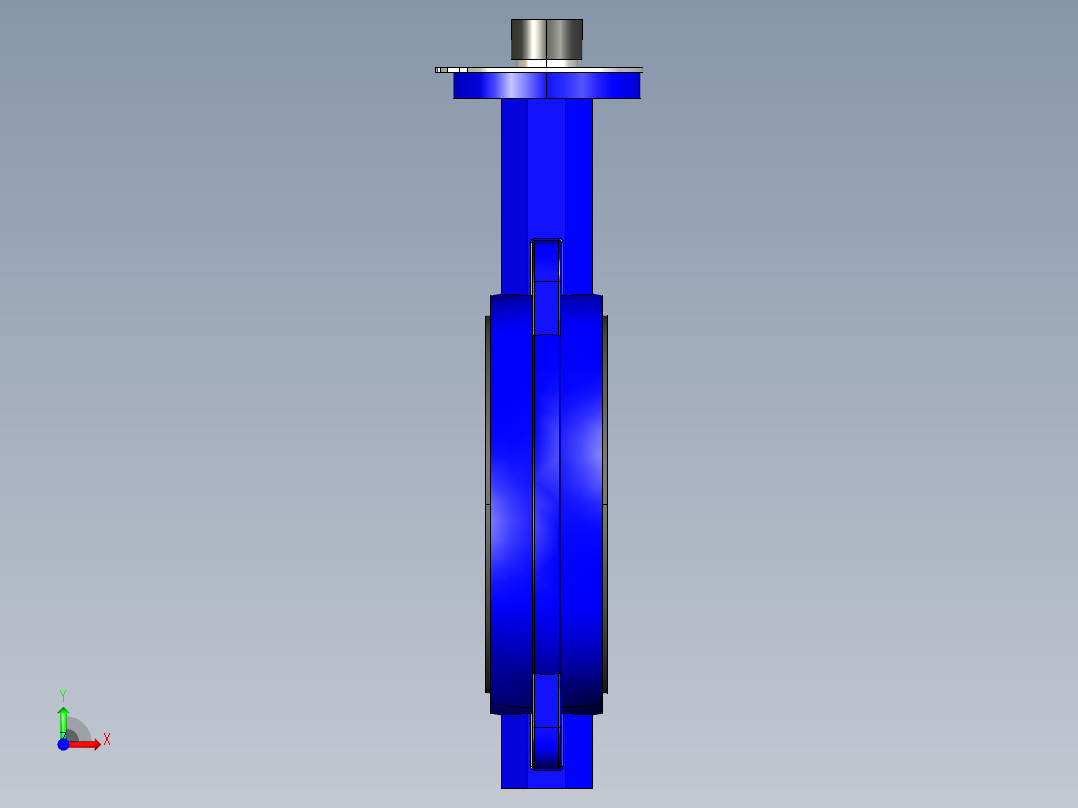 阀门模型-DN150____前视图