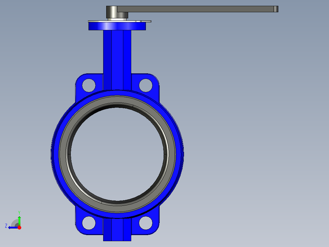 阀门模型-DN150____右视图