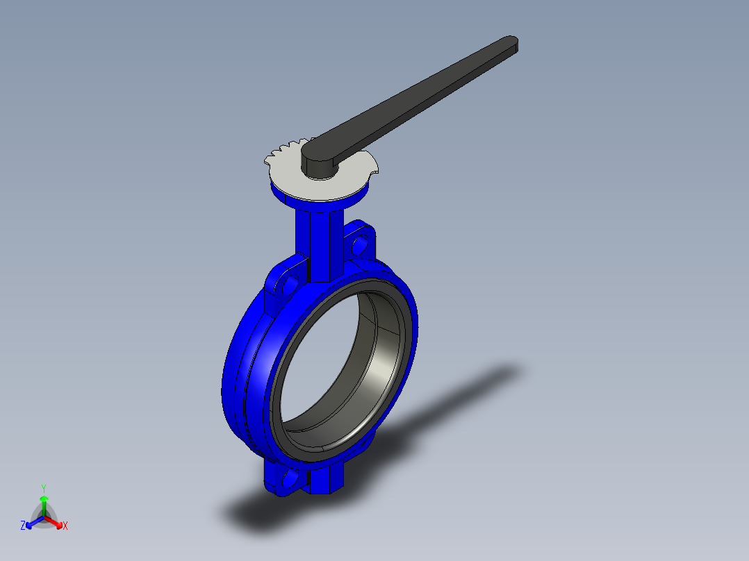 阀门模型-DN150____正等轴测图