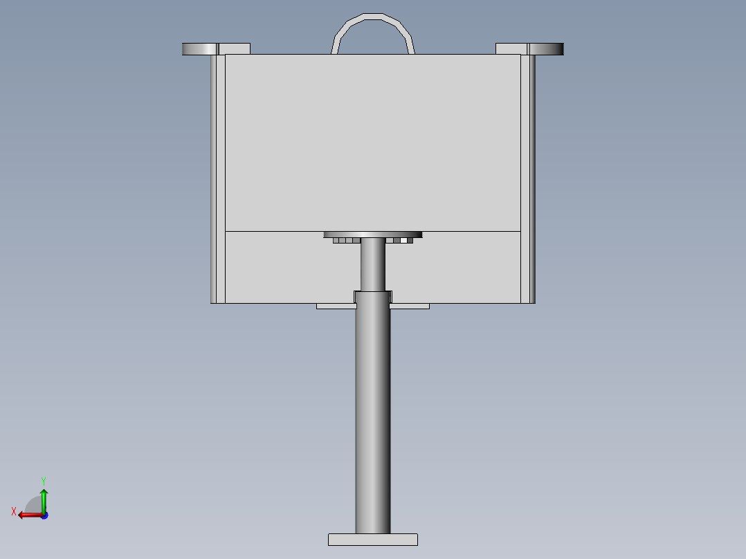 电气控制柜后视图