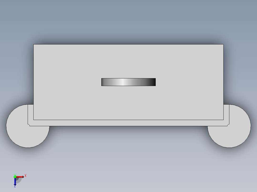 电气控制柜俯视图