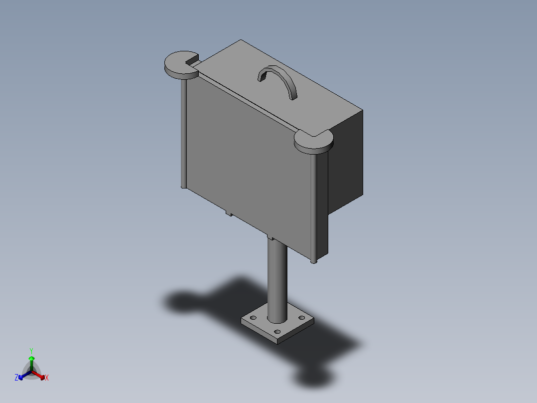 电气控制柜正等轴测图