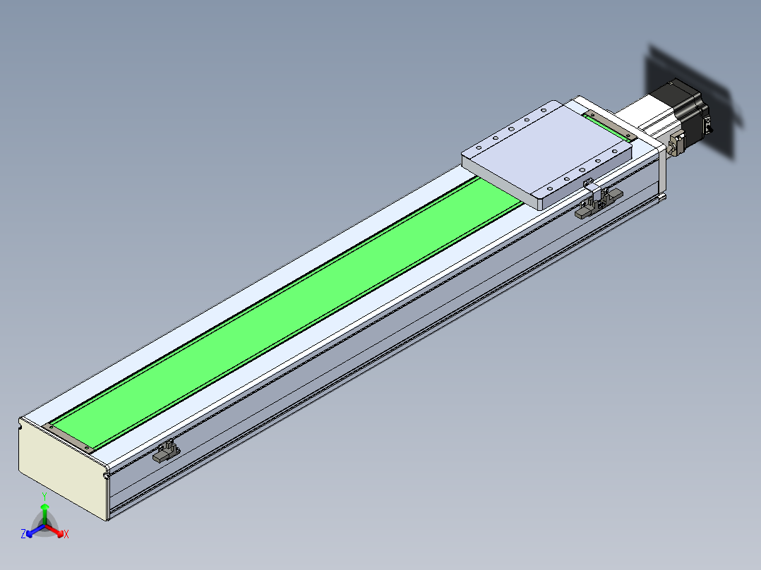 丝杠滑台-全封闭-EC17-Lx-C-S800-BC-P75-D3主视图