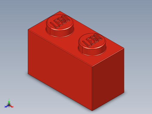 乐高套装 4421基本积木-300421 Bright Red Brick 1 x 2.STEP