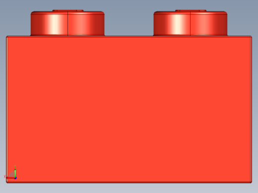 乐高套装 4421基本积木-300421 Bright Red Brick 1 x 2.STEP后视缩略图