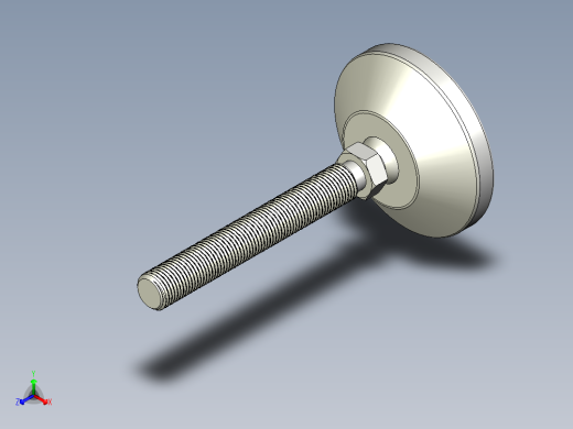 工程塑膠水平調整腳座173-3D多系列多零件图纸模型