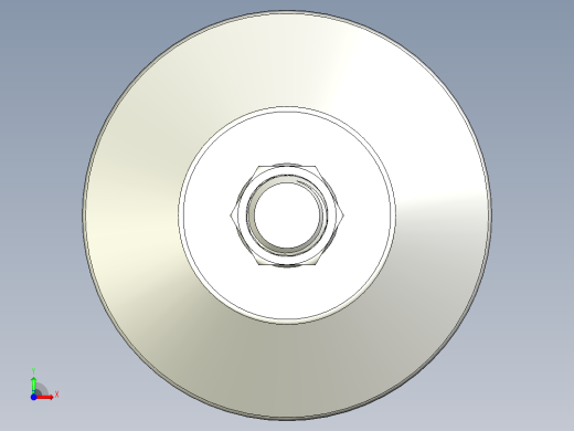 工程塑膠水平調整腳座173-3D多系列多零件图纸模型前视缩略图