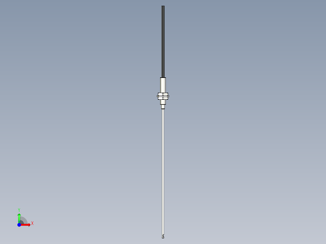 侧视光纤_漫反射型FR-F410-L前视图