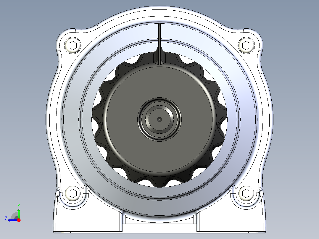 绞车 卷扬机 (25)右视图