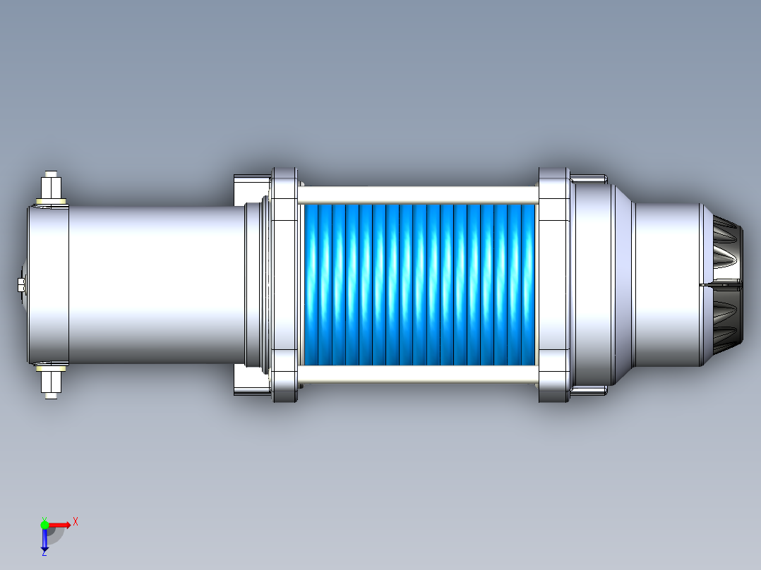 绞车 卷扬机 (25)俯视图