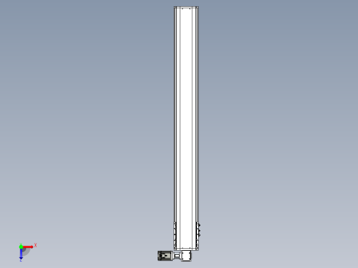 东锦同步带传动-直线滑台模组DH210B-L150-S1700-BL-P750W-C3俯视缩略图