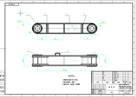 1G091--ZF4000-1628低位放顶煤液压支架设计缩略图