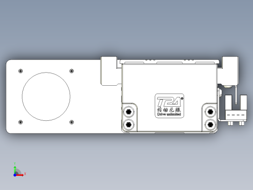 TPA-KNR-60E-1205C-L500A1-ML-P10-N3线性模块铝制底座前视缩略图