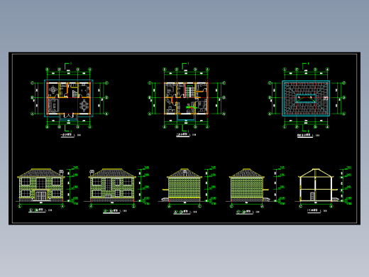 民居住宅方案图