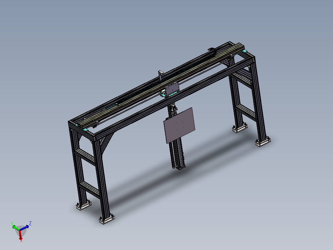 龙门架两轴移动式标耙sw18可编辑