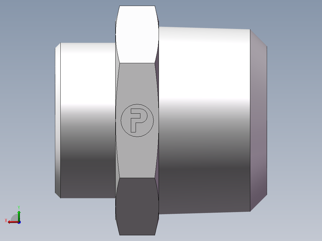 美制锥螺纹、1CN-36-20后视图