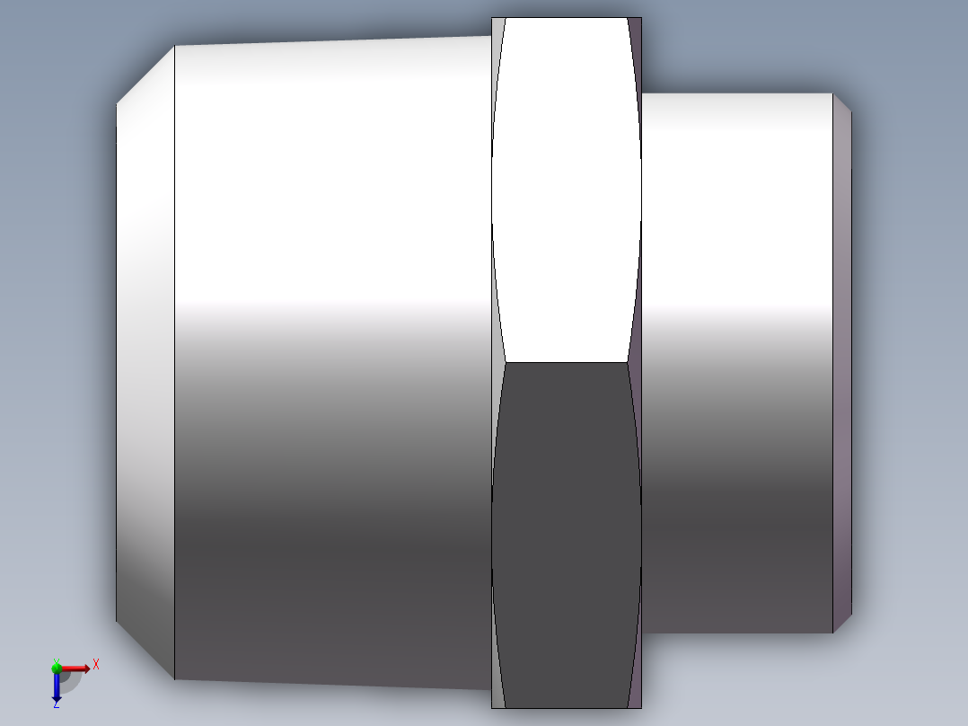 美制锥螺纹、1CN-36-20俯视图