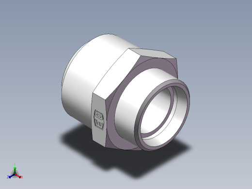 美制锥螺纹、1CN-36-20正等轴测缩略图