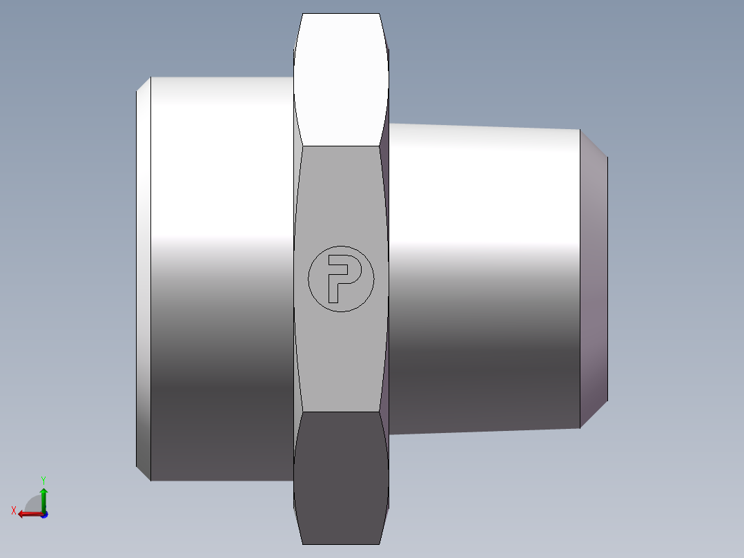 美制锥螺纹、1CN-36-12后视图