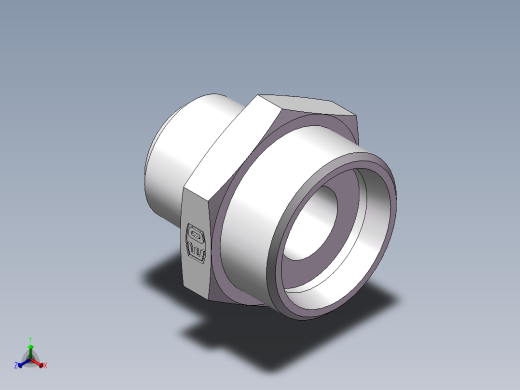 美制锥螺纹、1CN-36-12正等轴测缩略图