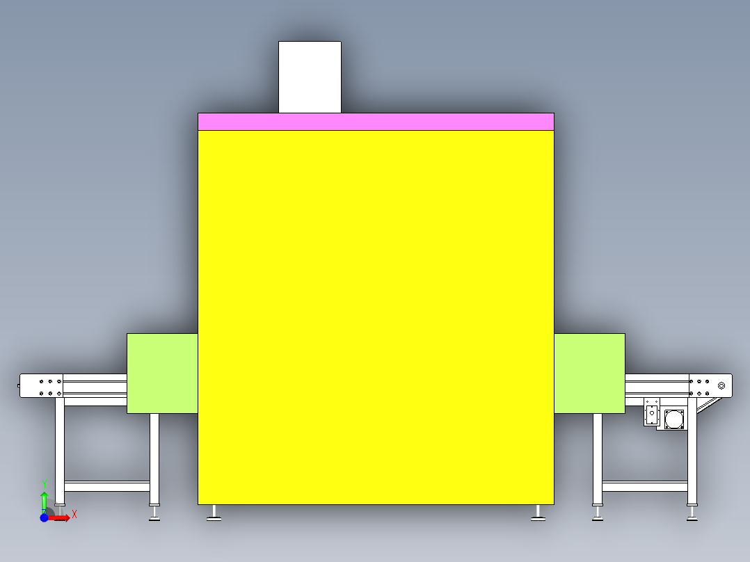 隔音房流水线前视图