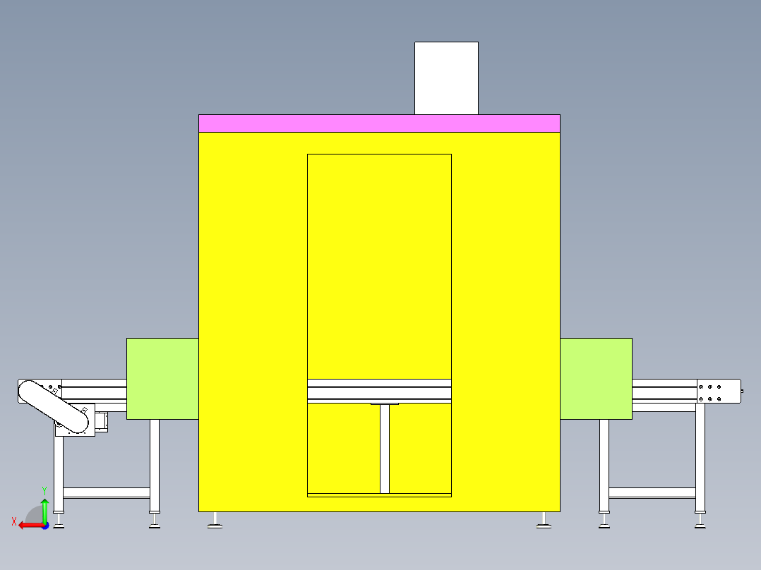 隔音房流水线后视图