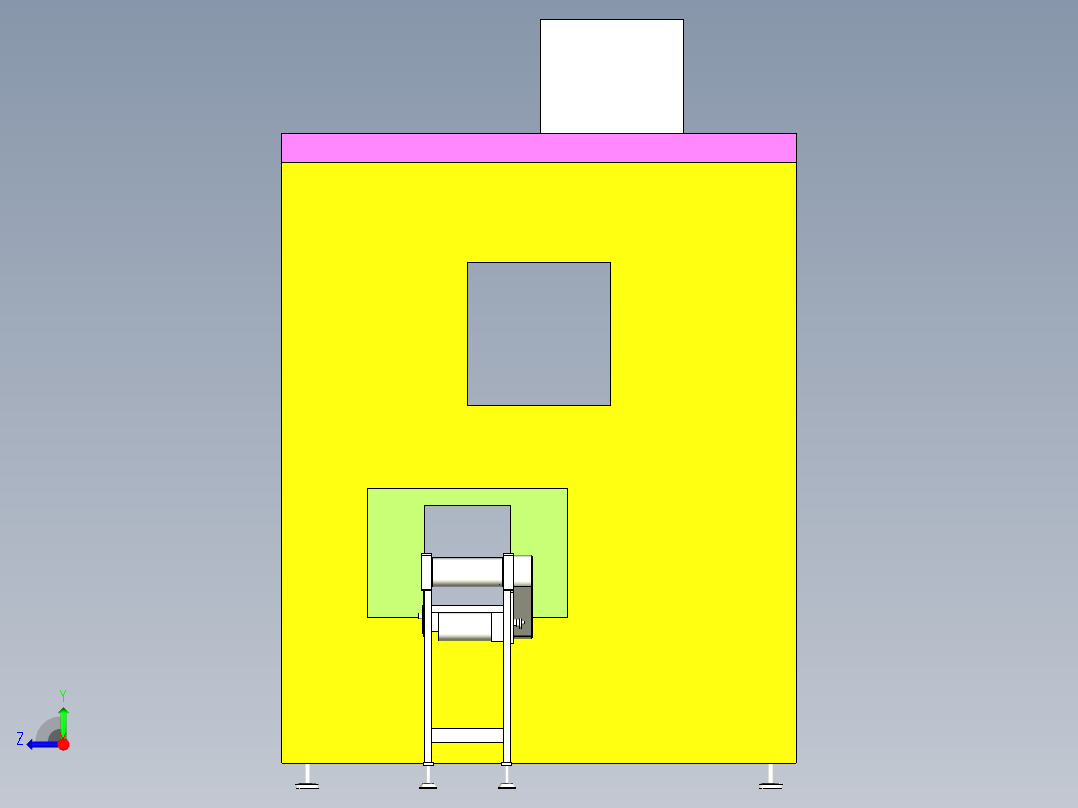 隔音房流水线右视图
