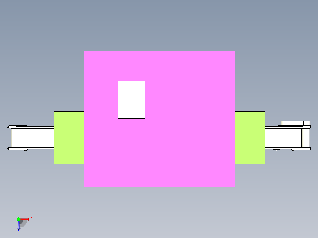 隔音房流水线俯视图