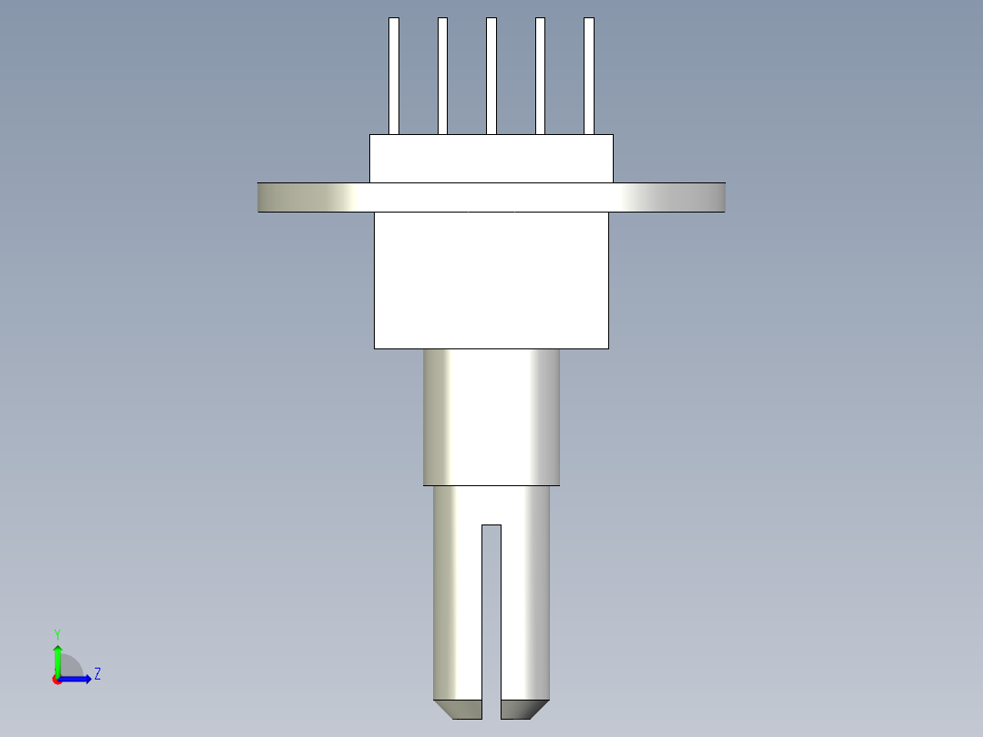 A0002493-带圆形底座24mm的旋转编码器KY-40左视图