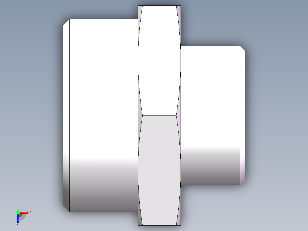 直通变径-GR、1C-26-36俯视图