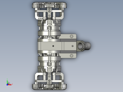 铝合金壳体类抓手前视缩略图
