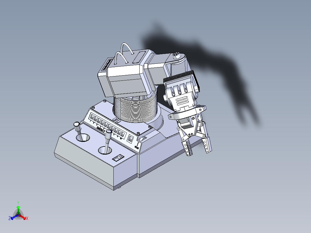 A2004681-遥控机械臂正等轴测图